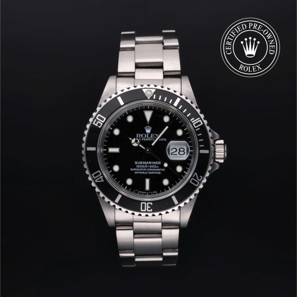 Rolex Certified Pre-Owned Oyster Perpetual Submariner Date Black Dial Watch - M16610-0004 1