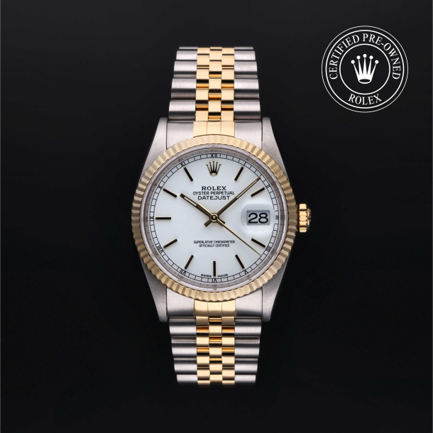 Rolex Certified Pre-Owned Oyster Perpetual Datejust 36 White Dial Watch - M16233-0027 1