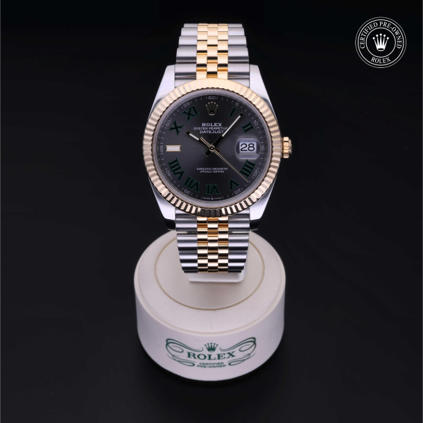 Rolex Certified Pre-Owned Datejust 41 Slate Dial Watch - M126333-0020 2