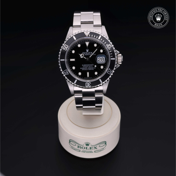 Rolex Certified Pre-Owned Oyster Perpetual Submariner Date Black Dial Watch - M16610-0007 2
