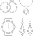 Jewelry and Watch Icons