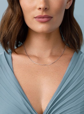 18 Inch Yellow Gold Round Box Chains