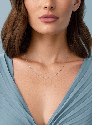 20 Inch Yellow Gold Round Box Chains