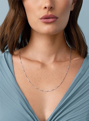 24 Inch Yellow Gold Curb Chains