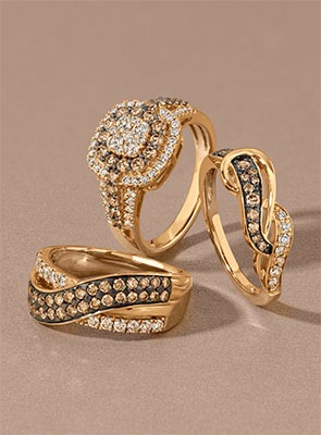 Desert Diamonds Chocolate Diamonds&reg; Diamond Rings