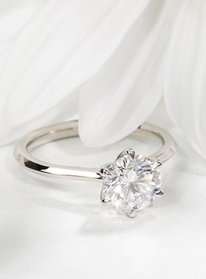 Nature-Inspired Engagement Ring