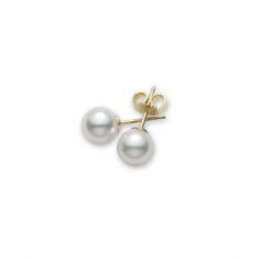 MIKIMOTO 6mm Akoya Cultured Pearl Stud Earrings