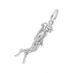 Sterling Silver Scuba Diver Charm